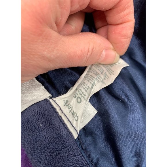 Carters Child Of Mine 2013 My First Bear Brown Blue Lovie Security Blanket Minky - Picture 5 of 7